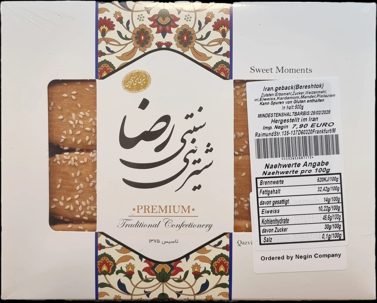 Haj Reza Broshtok-Süßigkeit