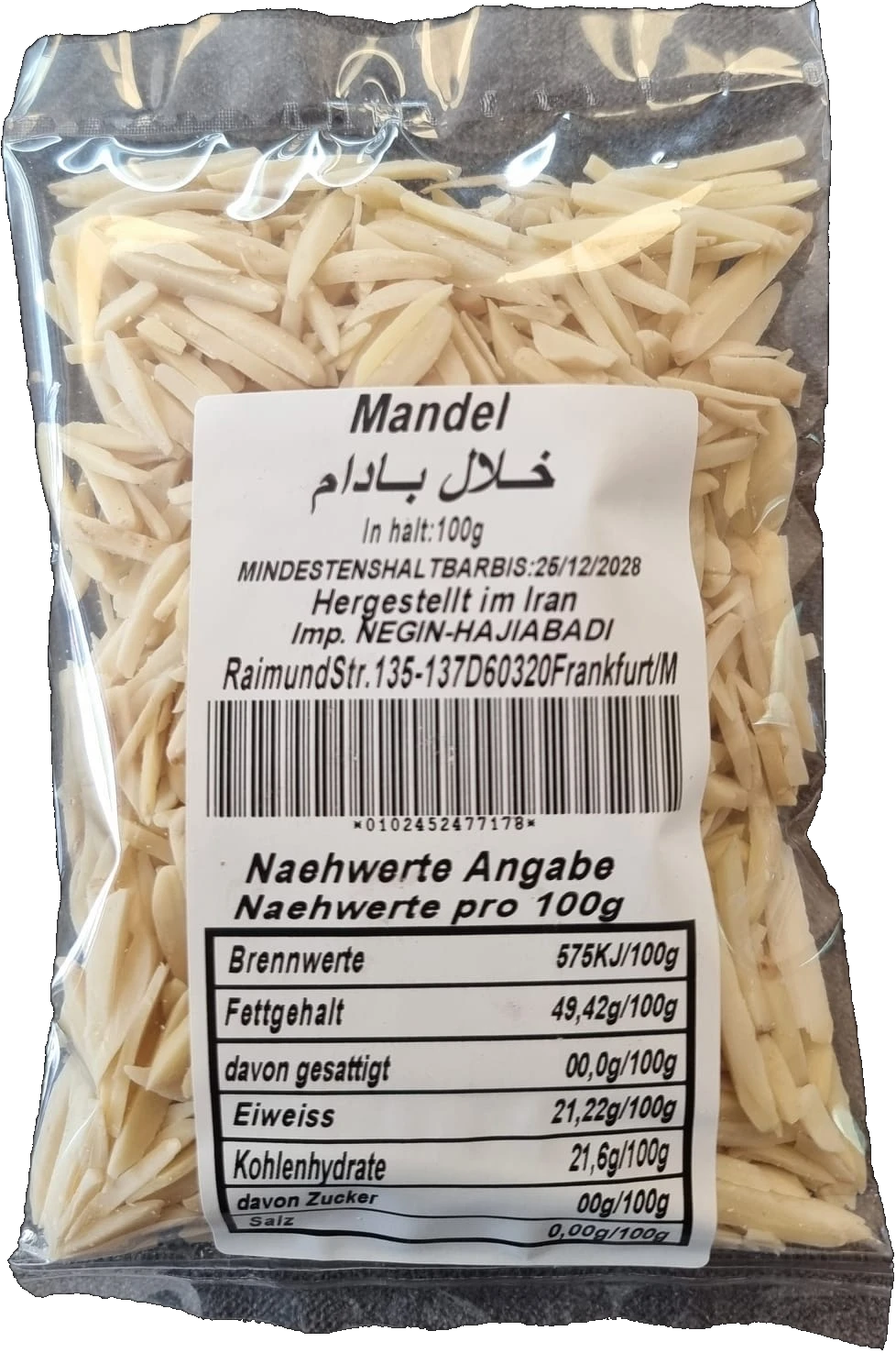 Mandelstifte 100 g